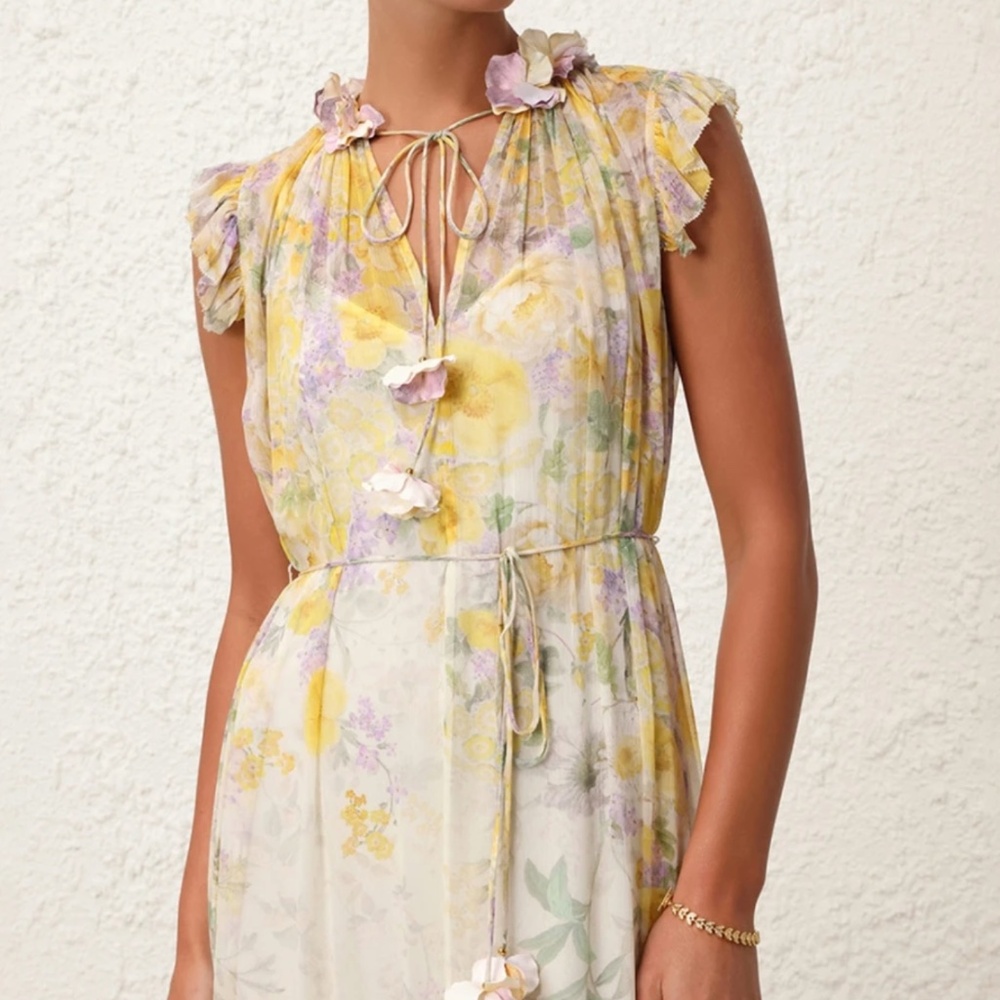 Zimmermann Harmony Flutter Dress NWOT